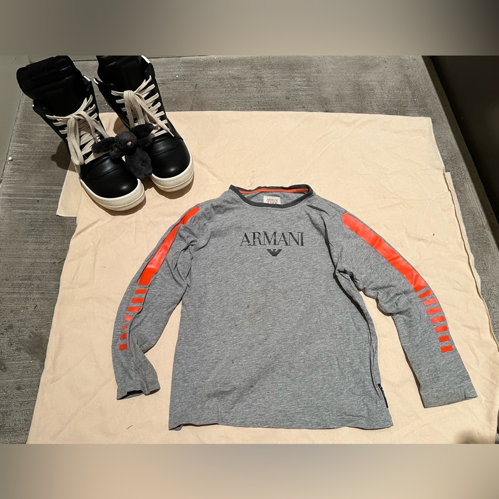Armani Junior Kids Long sleeve Tee Size 7